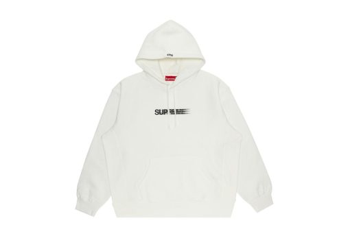 Supreme Motion Logo Hooded Sweatshirt White
