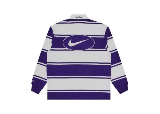 Supreme Nike Stripe Rugby Purple