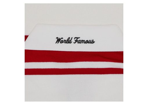 Supreme Nike Stripe Rugby Red