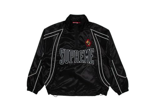 Supreme Satin Piping Pullover Black