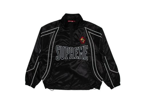 Supreme Satin Piping Pullover Black