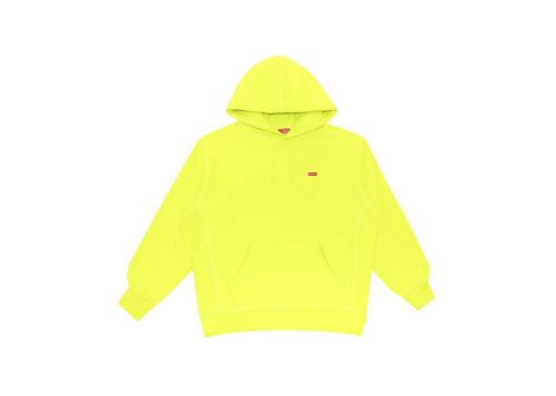 Supreme Small Box Hooded Sweatshirt (FW25) Bright Yellow