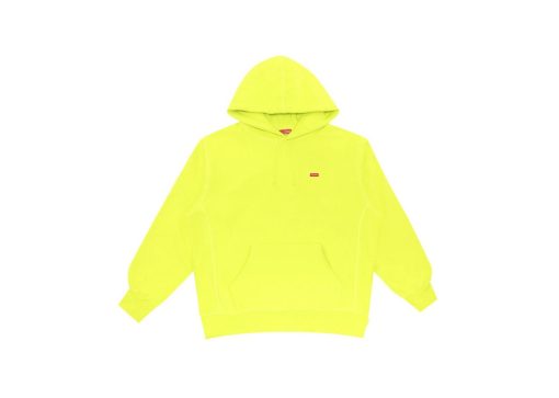 Supreme Small Box Hooded Sweatshirt (FW25) Bright Yellow
