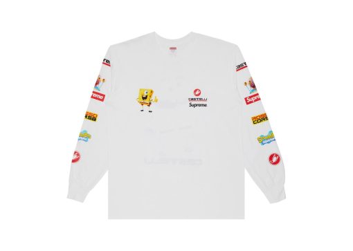 Supreme SpongeBobCastelli Racing LS Tee White