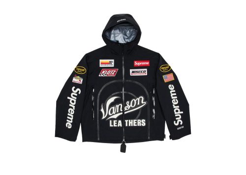 Supreme Vanson Leathers GORE-TEX Shell Jacket Black