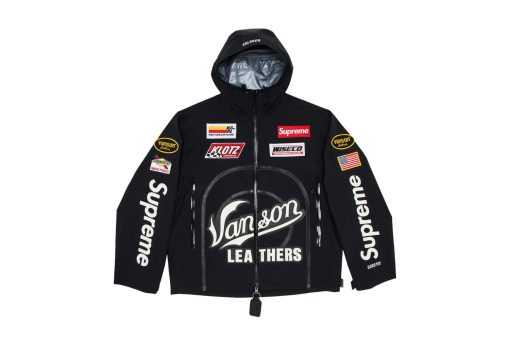 Supreme Vanson Leathers GORE-TEX Shell Jacket Black