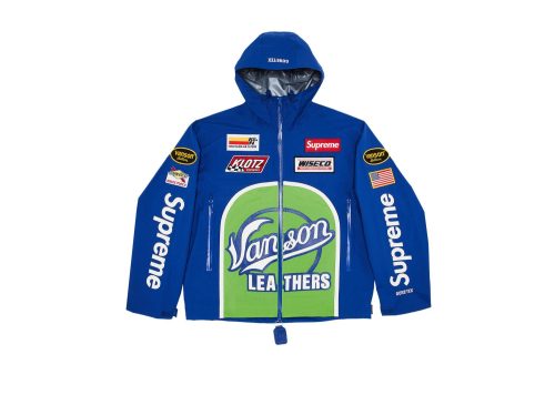Supreme Vanson Leathers GORE-TEX Shell Jacket Royal
