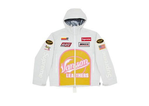 Supreme Vanson Leathers GORE-TEX Shell Jacket White