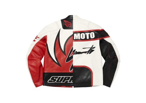 Supreme Yohji Yamamoto Vanson Leathers Split Jacket White