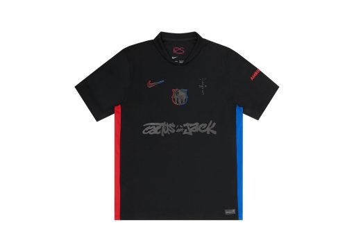 Travis Scott x FC Barcelona 2024/25 Match Away Cactus Jack Jersey Black