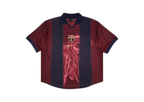 Travis Scott x Nike x FC Barcelona Retro 200001 Home Skeleton Jersey Multicolor