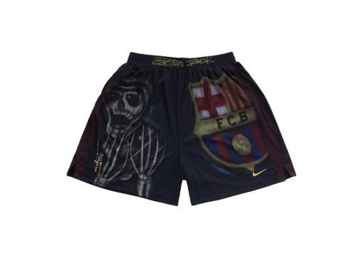 Travis Scott x Nike x FC Barcelona Skeleton Home Shorts Multicolor