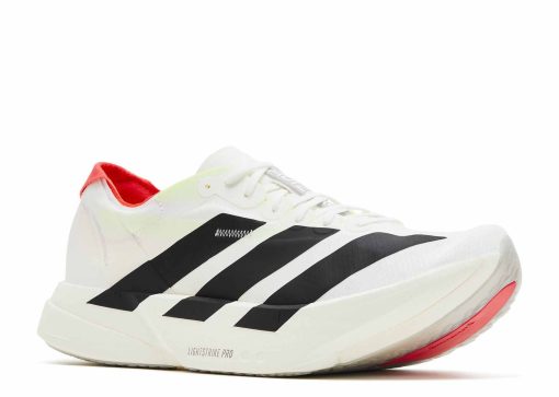 adidas Adizero Adios Pro 4 White Black Red JR1094