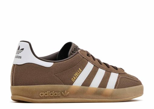 adidas Gazelle Indoor Earth Strata White Gold Metallic JQ0175