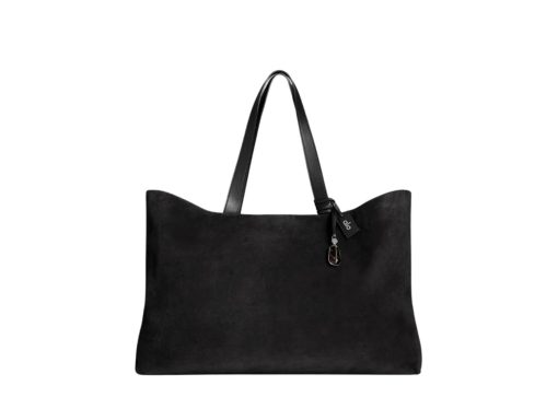 Alo Tranquility Tote Black Suede
