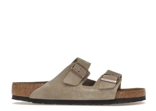Birkenstock Arizona Soft Footbed Suede Taupe