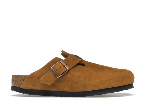 Birkenstock Boston Soft Footbed Suede Mink