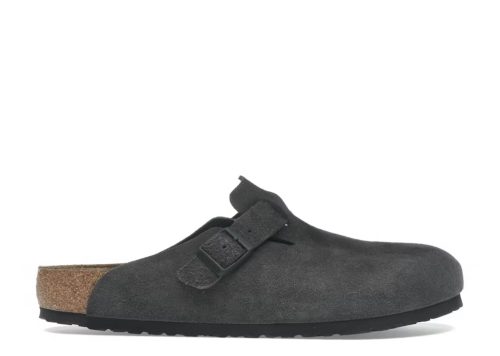 Birkenstock Boston Suede Velvet Grey