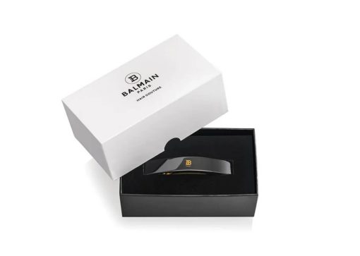 Cellulose Acetate Barrette pour Cheveux Medium Black