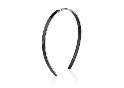 Cellulose Acetate Headband Black