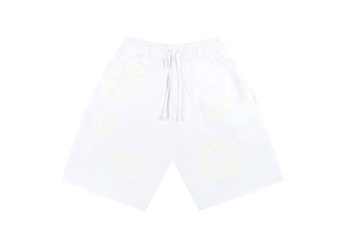 Denim Tears Mono Cotton Wreath Shorts White