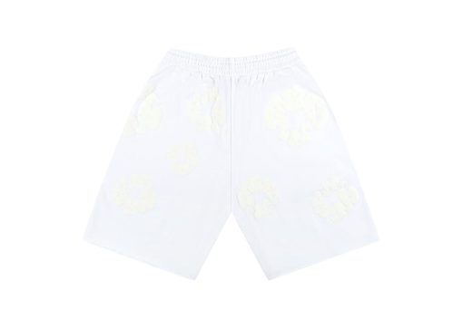 Denim Tears Mono Cotton Wreath Shorts White