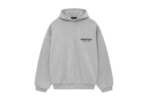 Fear of God Essentials Fleece Hoodie Light Heather Gray