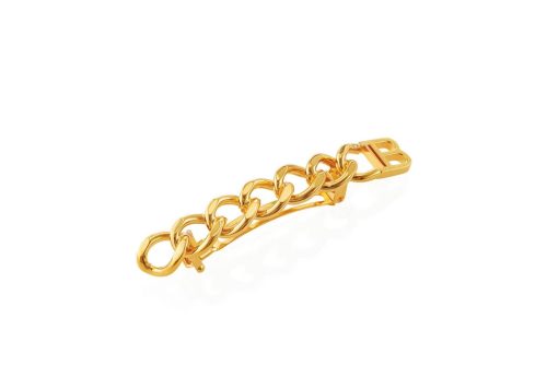 Gold Plated Barrette Medium Chain