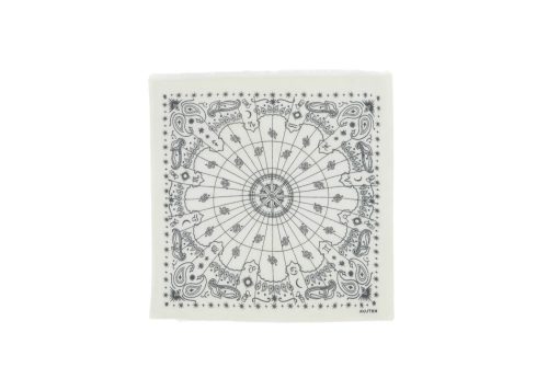 Kujten Large Bandana Hachiko Astro Blanc