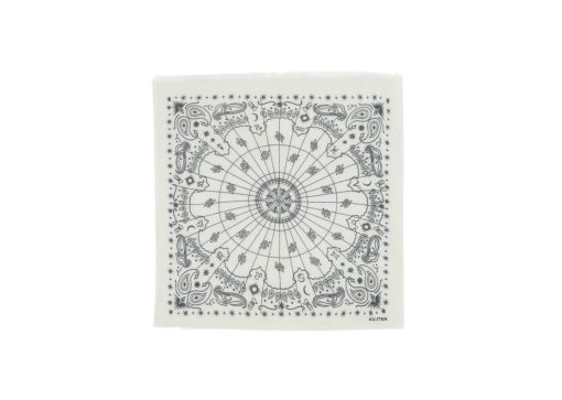 Kujten Large Bandana Hachiko Astro Blanc