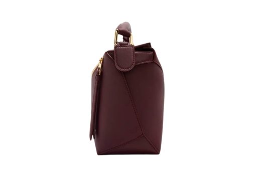 Loewe Small Puzzle Edge Bag Dark Burgundy
