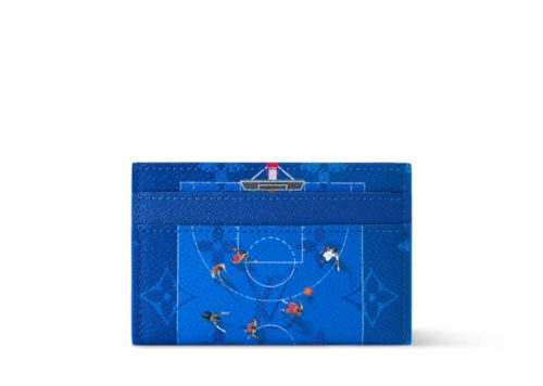 Louis Vuitton Double Card Holder Monogram Other Blue