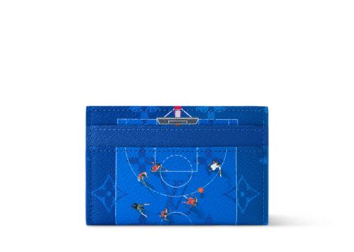 Louis Vuitton Double Card Holder Monogram Other Blue