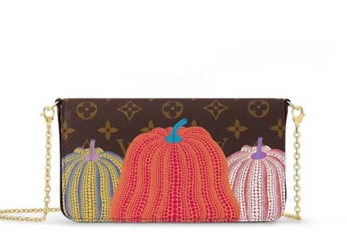 Louis Vuitton LV x YK Felicie Pochette Pumpkin Print