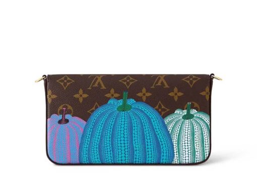 Louis Vuitton LV x YK Felicie Pochette Pumpkin Print