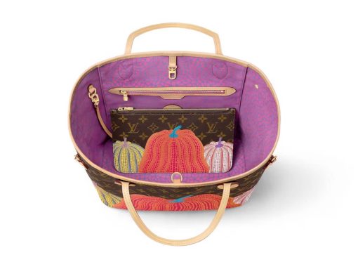Louis Vuitton LV x YK Neverfull MM Pumpkin Print