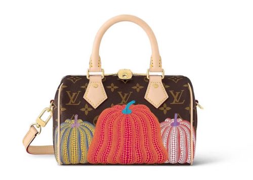 Louis Vuitton LV x YK Speedy Bandouliere 20 Pumpkin Print