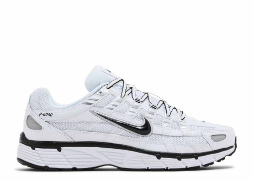 Nike P-6000 White Metallic Silver Black CD6404-107