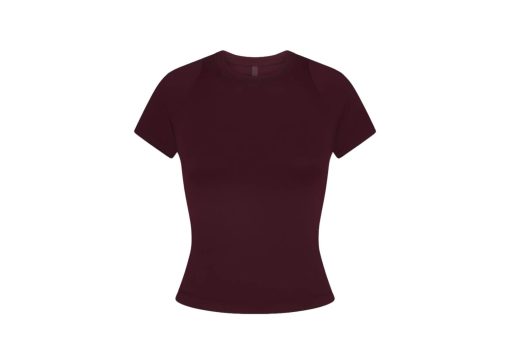 Nike x SKIMS Women's Airy Baby Tee Currant