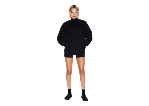 Nike x SKIMS Women's Matte Tricot Oversized Track Jacket Obsidian