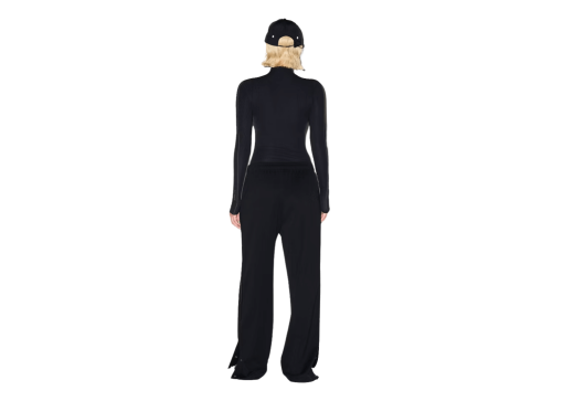 Nike x SKIMS Women's Matte Tricot Side Snaps Pant Obsidian