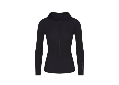 Nike x SKIMS Women's Weightless Layers Zip Up Hoodie Obsidian