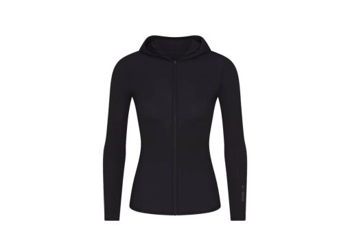 Nike x SKIMS Women's Weightless Layers Zip Up Hoodie Obsidian