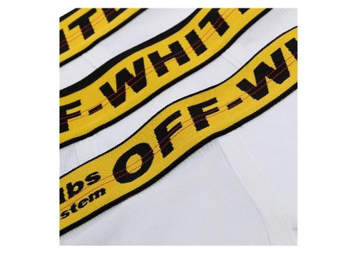 OFF-WHITE Three Pack Stretch Cotton Boxer Briefs WhiteYellowBlack