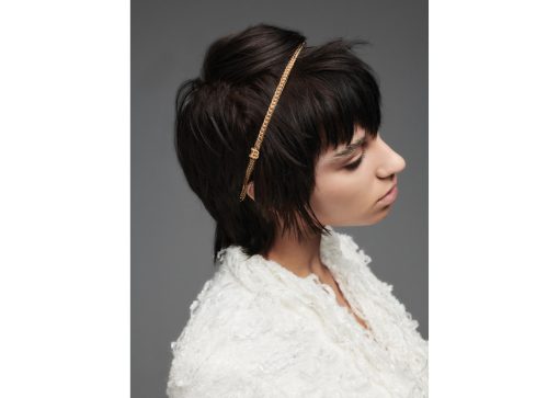 Pont Des Arts Headband Gold Chain