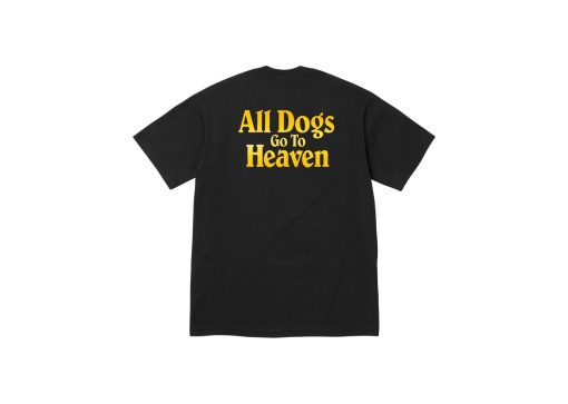 Supreme All Dogs Go To Heaven Tee Black