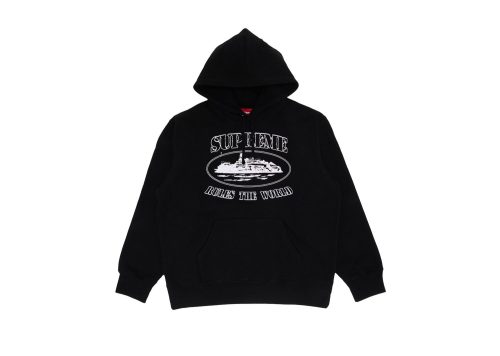 Supreme Corteiz Rules The World Hoodie Black