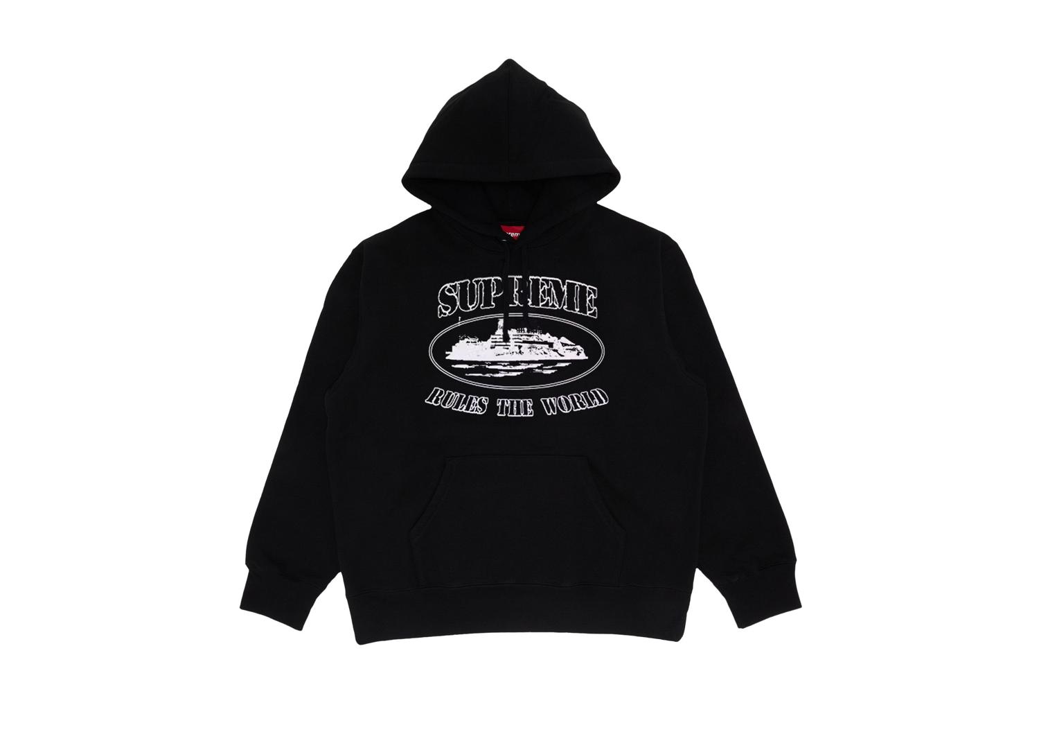 Supreme Corteiz Rules The World Hoodie Black