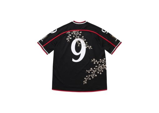 Supreme Floral Soccer Jersey Black