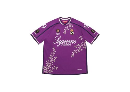 Supreme Floral Soccer Jersey Purple